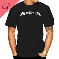 Helovino unisex marškinėliai HELLOWEEN grupės muzika – šou originalaus pavadinimo unisex marškinėliai vasariniai hipsterių marškinėliai su grafiniais paveikslėliais L