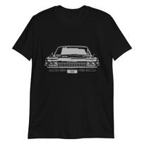 1968 m. Chevy Impala Antikinis Klasikinis Automobilis Trumpomis Rankovėmis Unisex Marškinėliai S