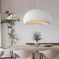 Minimalistinis E27 Led sietynas Valgomasis Svetainė Miegamasis Kabantis lempa Namų dekoracijos Droplight Diameter-20cm balta