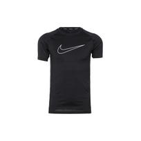 Nike Logotipo Spausdinimo Kvėpuojantis Trumparankovis Sportinis Viršutinis Drabužis Vyrams Viršutiniai Drabužiai Juodas DD1993-010 M
