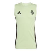 Adidas Real Madrid Tiro 25 Konkurenciniai treniruočių Slim Fit be rankovių futbolo marškinėliai Vyriški marškinėliai JP3982 L