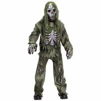 Creations Zombie kostiumas vaikams Suaugusiems Baisus skeletas Gyvas negyvėlis Zombie kostiumas Monstrų kostiumas Helovino Spooktacular Kid 140cm