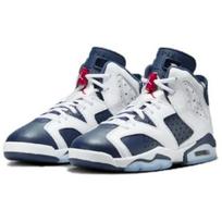 Jordan 6 Retro Olympic 2024 GS 384665-164 EU 36 tamsiai mėlyna/balta