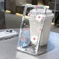 Cute Flower Clear Case For Samsung Galaxy A56 5G A36 S25 Ultra S26 S24 FE S23 S22 Case A55 A54 A35 A26 A07 A17 Shockproof Cover S25 Ultra