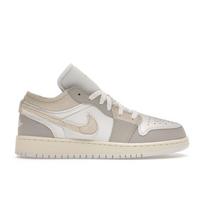 Air Jordan 1 Low SE Craft GS Inside Out - Tech Grey Vaikams Sportbačiai Light-Orewood-Brown White Sail FB9139-002 38.5