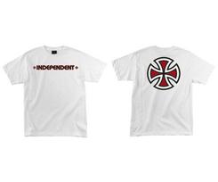 Independent Skateboard Trucks Unisex marškinėliai Bar Cross White S