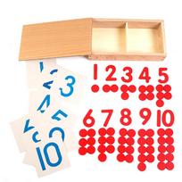 Vaikų Montessori rinkinys matematikos žaislas mokomasi skaičių geometrija medinis žaislas trupmeninis skaičiavimas Ankstyvojo ugdymo verpstės dėžutės mokymo priemonės