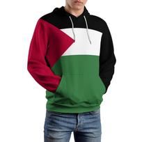 Palestinos vėliavos 3D vyriškas džemperis su gobtuvu vyrams Poliesterio viršūnės Naujas Harajuku džemperis Unisex kasdienis užtraukiamas džemperis su gobtuvu S