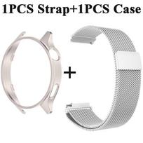 Metalinis dirželis + PC dėklas Xiaomi Watch S4 laikrodžio apyrankė MI Watch S4 apsauginis dėklas Pakaitinis dirželis Nerūdijančio plieno apyrankė Xiaomi Watch S4