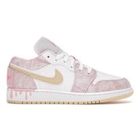 Air Jordan 1 Low GS Braškiniai ledai Vaikams Sportbačiai Rožiniai Arctic-Punch Šviesiai vaniliniai CW7104-601 40