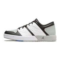 Air Jordan Nu Retro 1 Low GS Šviesiai pilki vaikiški sportbačiai Balti Varsity-Red Juodi FB4412-106 35.5