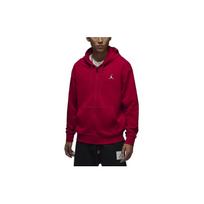 Jordan Essentials Vienos Spalvos Užtraukiamas Džemperis Vyriški Viršutiniai Drabužiai Raudonas FQ1867-687 XXL