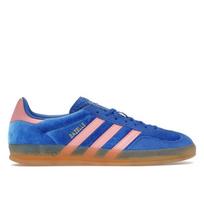adidas Gazelle Indoor Mėlyni Pusiau Rožiniai Velūriniai Moteriški Sportbačiai Pusiau Rožiniai-Žvilgantys Guminiai IG6785 37⅓
