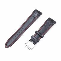 21 mm pralaidi odinė laikrodžio apyrankė Seiko Watch Strap Sportura serijai Barcelona SNAE SNP SRG SUN SPC089 SSC lenkta apyrankė 21mm width mėlyna