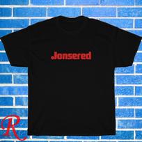 Nauja!  „Jonsered“ grandininio pjūklo logotipo marškinėliai, juodi, pilki, tamsiai mėlyni, balti, S-5XL dydžio, unisex marškinėliai L