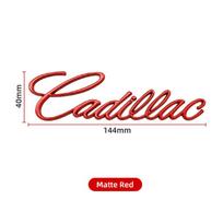 Automobilio galinės bagažinės raidės lipdukas Sparno šoninis metalinis ženklelis Emblema Cadillac Deville ATS BLS CT4 CT5 CTS ESCALADE STS XLR XT6 XTS auksinė