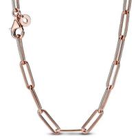 Originalus naujas S925 Infinity Knot karoliukas & Pave Me Link gyvatės grandinės stumdomas karoliai, skirti madingiems karoliukų žavesiams pasidaryk papuošalams 60cm