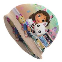 Gabbys Dollhouse Bonnet Moteriška mados megzta kepurė moterims Vyrai Rudens Žiema Šilta Gabby Cat Pandy Paws Beanies Kepurės 1 Knitted Hat