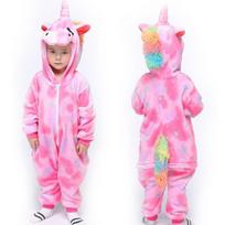 Vaikiškos Pegasus Kigurumi pižamos mergaitei Naujųjų metų žiemos minkštas kombinezonas laisvas kostiumas Mielas animacinių filmų pižama Onesie vaikams 6T