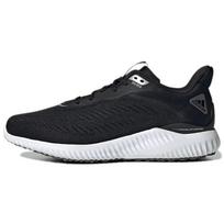 Adidas Alphabounce juodi sidabriniai metaliniai unisex sportbačiai su kortele, juodi pilki keturiomis spalvomis GX4150 36