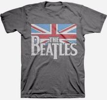The Beatles Didžiosios Britanijos vėliavos Bravado Merchandise unisex marškinėliai S