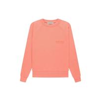 Fear of God Essentials Fleece apvalios apykaklės bliuzonas su logotipu Unisex bliuzonas Koralinis FOG-FW22-259 XL