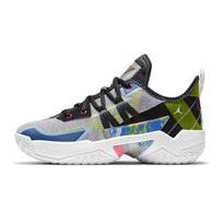 Air Jordan One Take 2 GS Vilko pilka Aurora žalia Vaikų sportbačiai Juodi Aviečių spalvos CZ0840-003 37.5