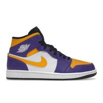 Air Jordan 1 Mid Lakers Vyriški Sportbačiai Violetiniai Tamsiai-Konkordiški Taksi DQ8426-517 44.5