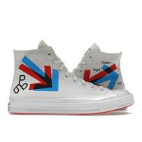 Patta x Experimental Jetset x Converse Chuck 70 High Patta Psichogeografinė Praktika Unisex Kelnės Baltos Ugnies Raudonumo Diva Mėlynos A03173C 46.5