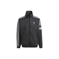 Adidas Originals Logotipas Dryžuota Laisvalaikio Sportinė Striukė Vyrams Viršutiniai Drabužiai Juoda GN3535 XXL