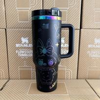 40 oz puodelis su rankena automobiliui Stanley tipo 304 nerūdijančio plieno ledinis puodelis termoso puodelis 1200ML
