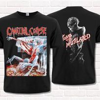 Cannibal Corpse juodi marškinėliai, Mutilated kapas (1992 m). Brutal Death Metal. S