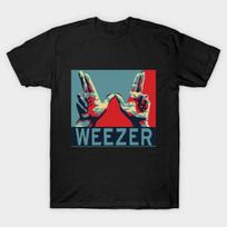 Weezer Roko Grupė Mėlynas Albumas Viltis Plakato Stiliaus Parodija Juodi Unisex Marškinėliai S