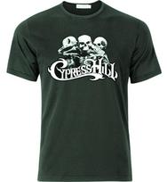 Cypress Hill Kaukolės Juodi Unisex Marškinėliai S