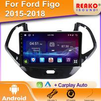 Android automobilio radijas Ford FIGO KA 2015 - 2020 Navigacija Multimedia grotuvas Stereo WiFi+4G DVD Vaizdo įrašas BT DSP Carplay 360 Kamera 4 core 1GB+32GB carplay