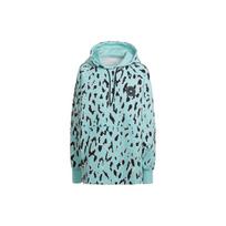 Adidas X Stella McCartney Spausdintas su gobtuvu džemperis moterims Džemperiai Aqua-Green HA8909 XS