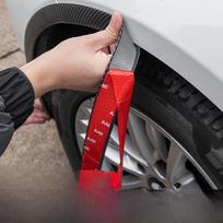 Universalus anglies pluošto ratų arkų apsauginis nuo įbrėžimų lipdukas - Automobilio modifikacija ir dekoratyvinė apsauga 3.5CM Black