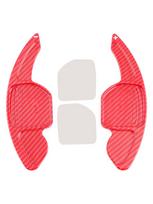 Vairo irklų prailgintuvai A3 A4 A5 A6 A8 Skoda Superb 2008-2012 Carbon Fiber Red Look