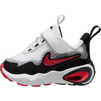 Nike Air Max Nova TD Balti Juodi Raudoni Kūdikių Sportbačiai University-Red FN4461-102 22