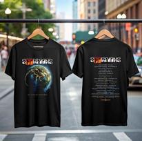 Scorpions 60-mečio turas 2025 m. marškinėliai Roko grupės marškinėliai Dovana metalo gerbėjams1 2XL