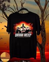 Uriah Heep Grupė Magas Atsisveikinimo Turas 2025 Dydis S-2XL Unisex Marškinėliai XXL