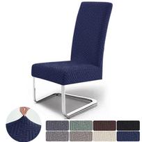 Universalus tamprus žakardinis kėdės užvalkalas - Patvarus, apsaugantis nuo dulkių, pusiau apimantis namų ir viešbučių valgomojo kėdėms. Arch Chair Cover