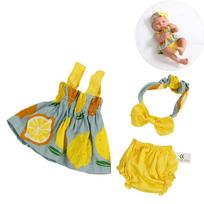 New 15inch Reborn Baby Clothes for 40cm Baby Doll Cute Children Toys Doll Clothes Accessories Kid Miniature Items Outfit Toy