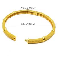 24k Gold-Plated Dubai Luxury Bracelet for Women - Wedding & Party Jewelry