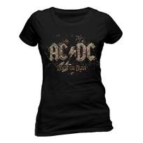 Moteriški ACDC Rock arba Bust Hard Rock Heavy Metal Unisex marškinėliai S