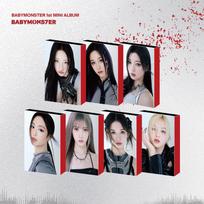 BABYMONSTER 1-oji mini albumo Babymons7er YG TAG ALBUM versija Random ver. black