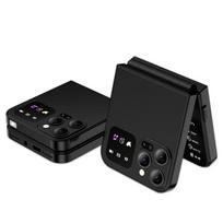 2,4 colio sulankstomas mobilusis telefonas, automatinis FM radijo skambučio įrašas, greitasis rinkimas Magic Voice, dviguba SIM GSM atrakinamas sulankstomas mobilusis telefonas atsarginis telefonas Without TF card juoda