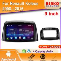 Automobilio radijas Carplay Renault Koleos 2008 - 2016 m. Navigacija GPS Android Auto Bluetooth Multimedijos grotuvas Pagrindinis įrenginys 2din WiFi 4 core 1GB+32GB carplay
