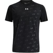 Under Armour Short Sleeve Fitness Training Running Quick Dry Loose Fit Printed T-Shirt Unisex Tops Black 21500531-001 L black