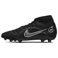 Nike Mercurial Superfly 8 Club MG Juodi Vidutinio Peleno Vyriški Sportbačiai Metalizuoto Sidabro DJ2904-007 43